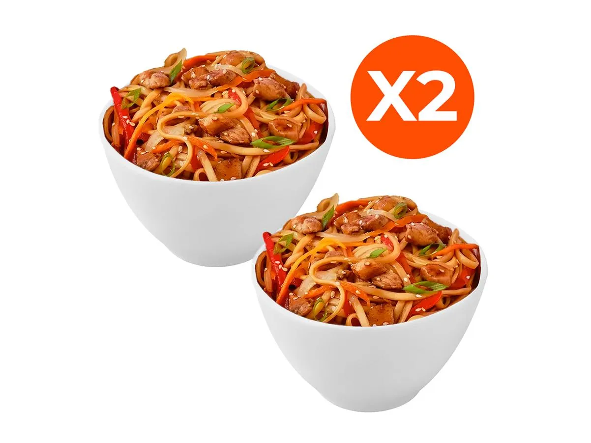 Курица терияки с лапшой удон X2