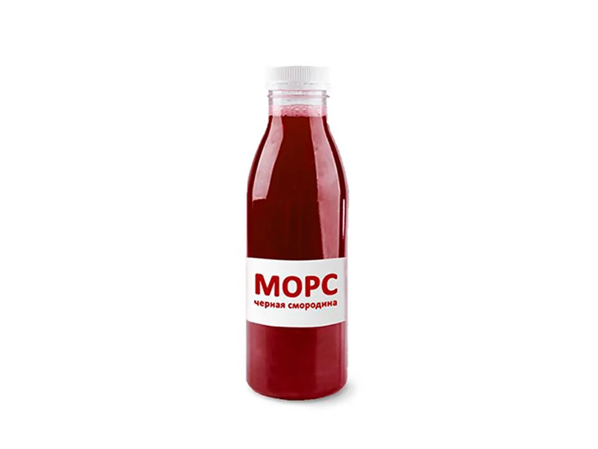 Морс с чёрной смородиной