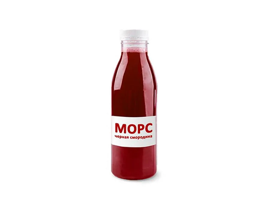 Морс с чёрной смородиной